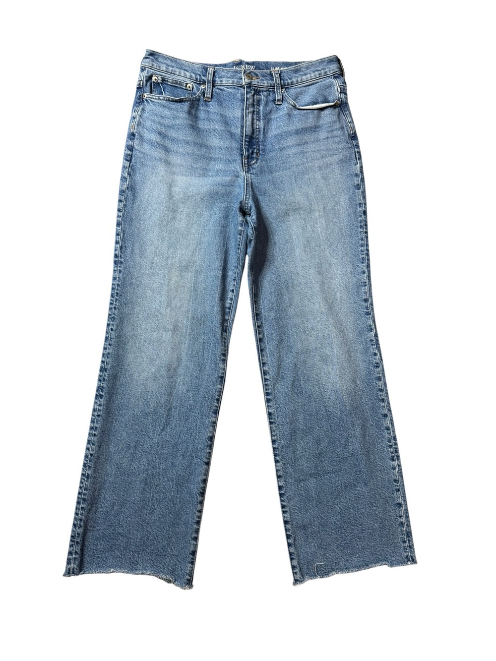 J. Crew Slim Wide Leg Jeans size 30T - Picture 3 of 12